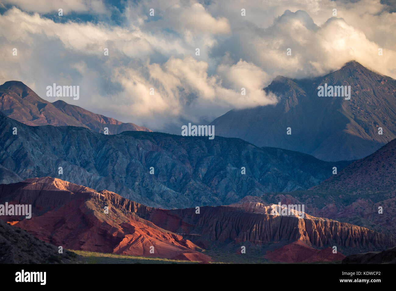 Die Quebrada de la Conches, Valles Calchaquies, Provinz Salta, Argentinien Stockfoto