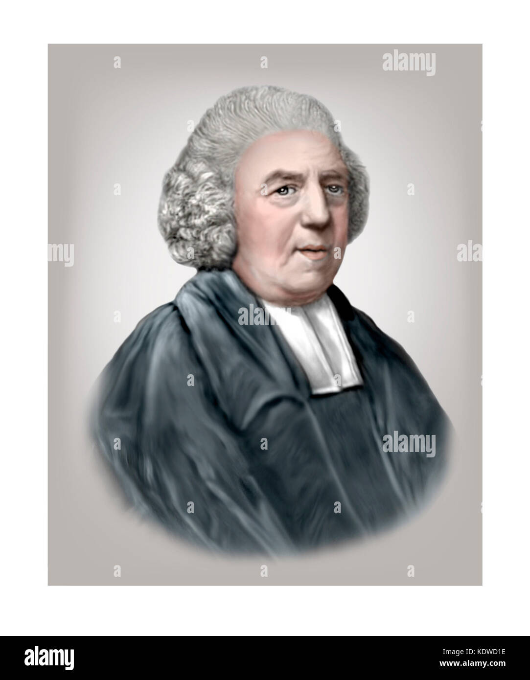 John Newton, 1725 - 1807, anglikanische Geistliche Stockfoto