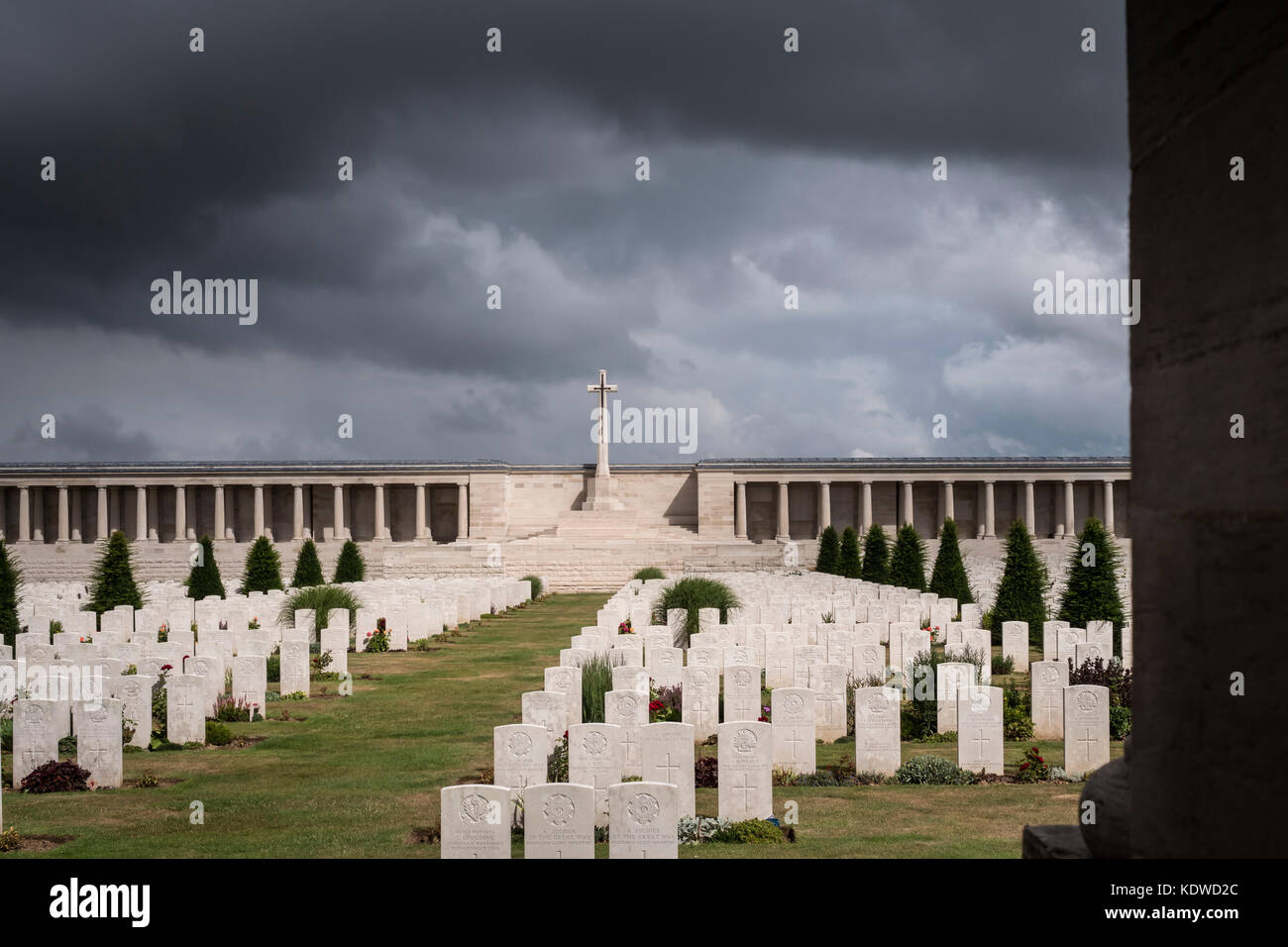 Poziers Gedenkstätte Thiepval Albert Peronne Somme Hauts-de-France Frankreich Stockfoto