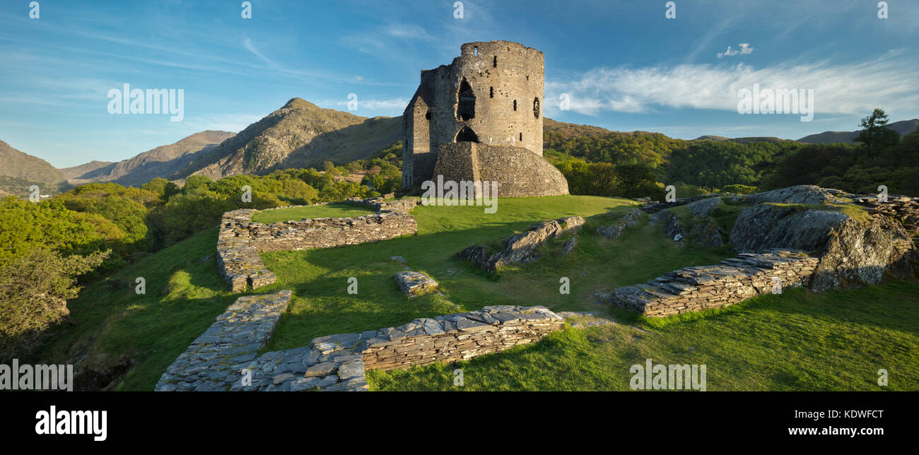 Dolbadarn schloss, snowdonia, Llanberis, Gwynedd, Wales, Großbritannien Stockfoto
