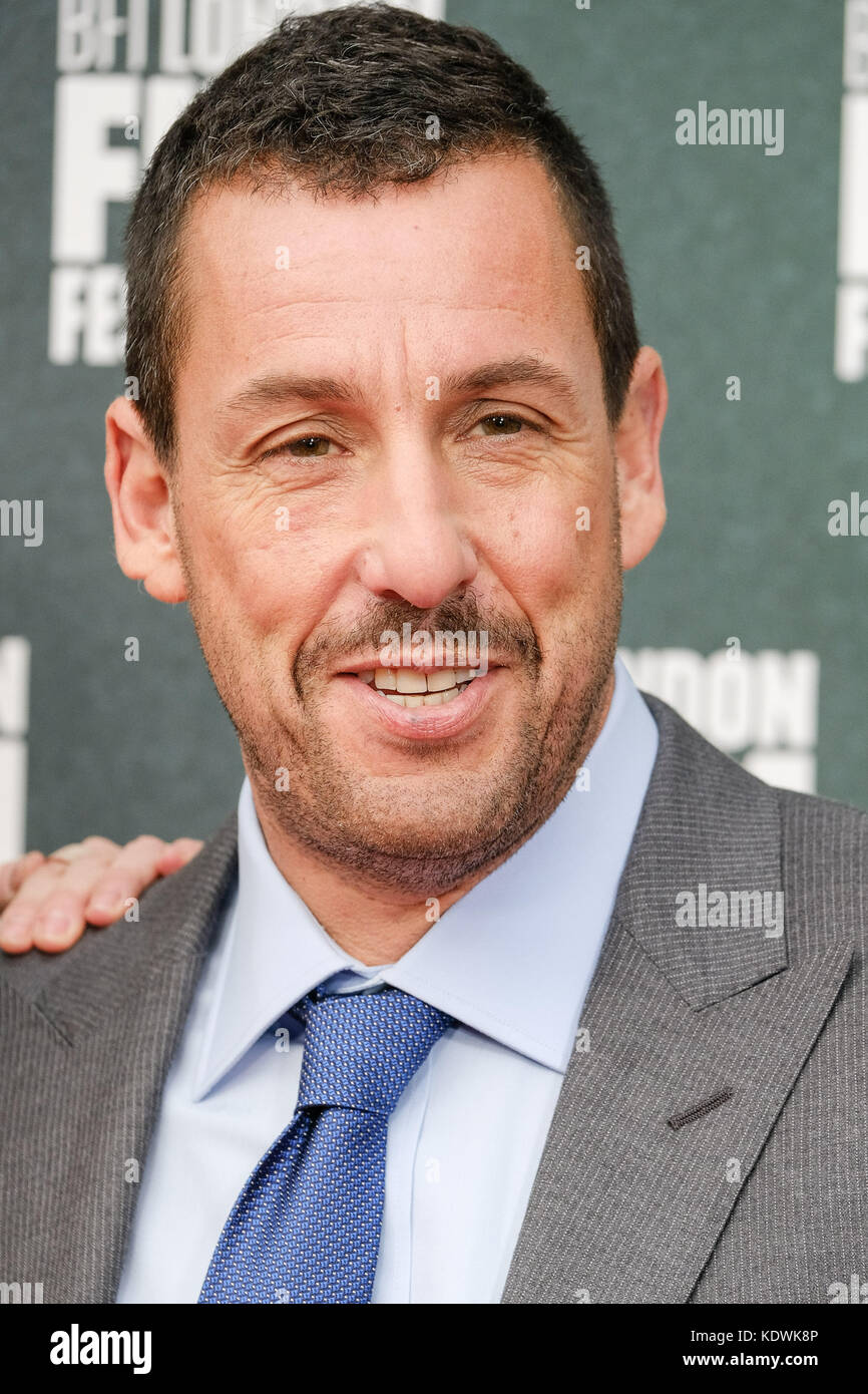 Adam Sandler bei einer Vorführung der Meyerowitz Stories im Rahmen des London Film Festivals im Embankment Garden Cinema, London, Großbritannien - Freitag, 6. Oktober 2017. The Embankment Garden Cinema Stockfoto