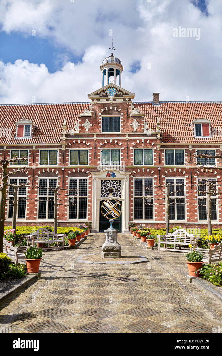 Innenhof von Frans Hals Museum in Haarlem, Niederlande Stockfoto