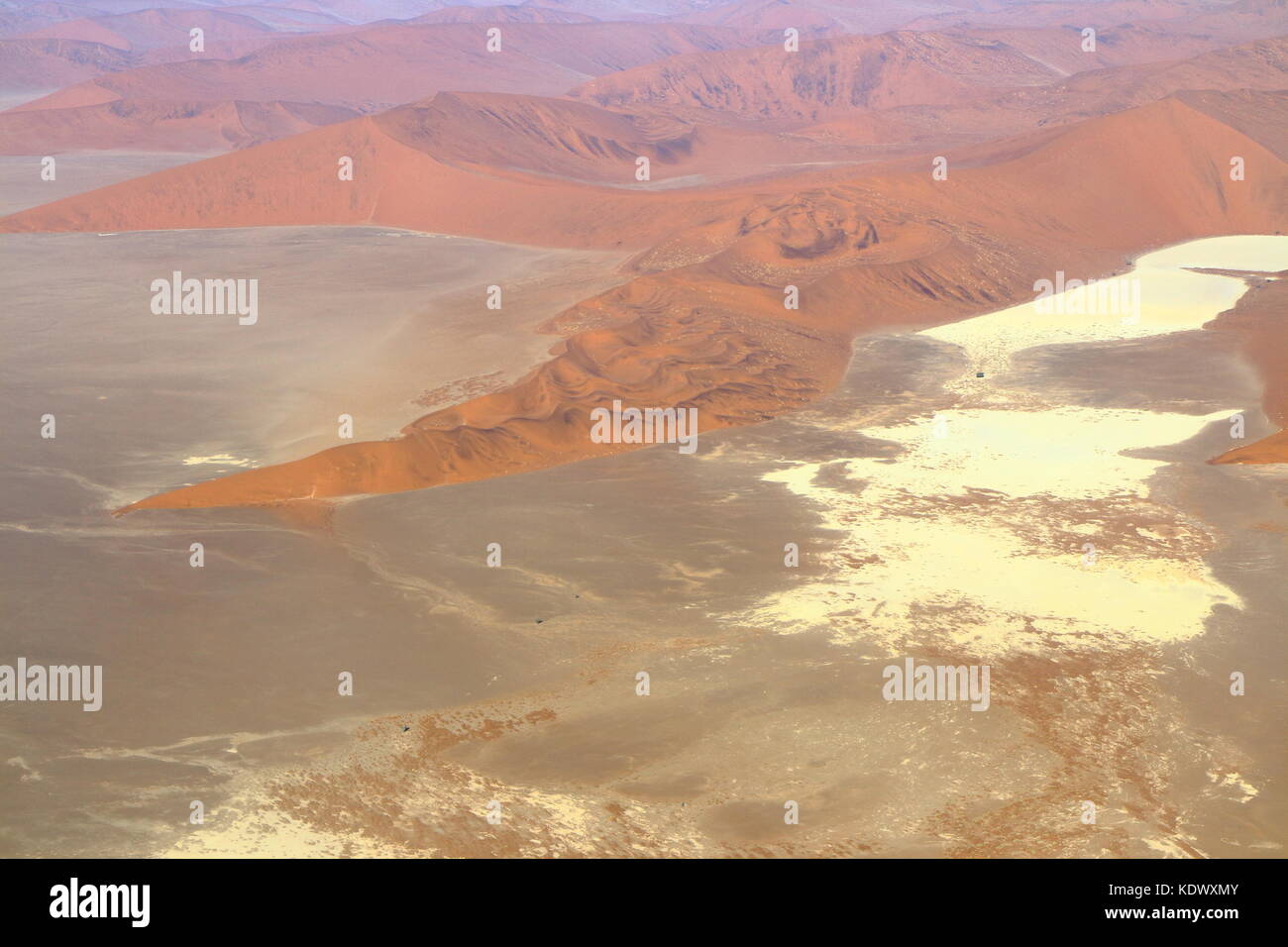 Sossusvlei: tote Akazien in der Wüste Namib, Namibia Stockfoto