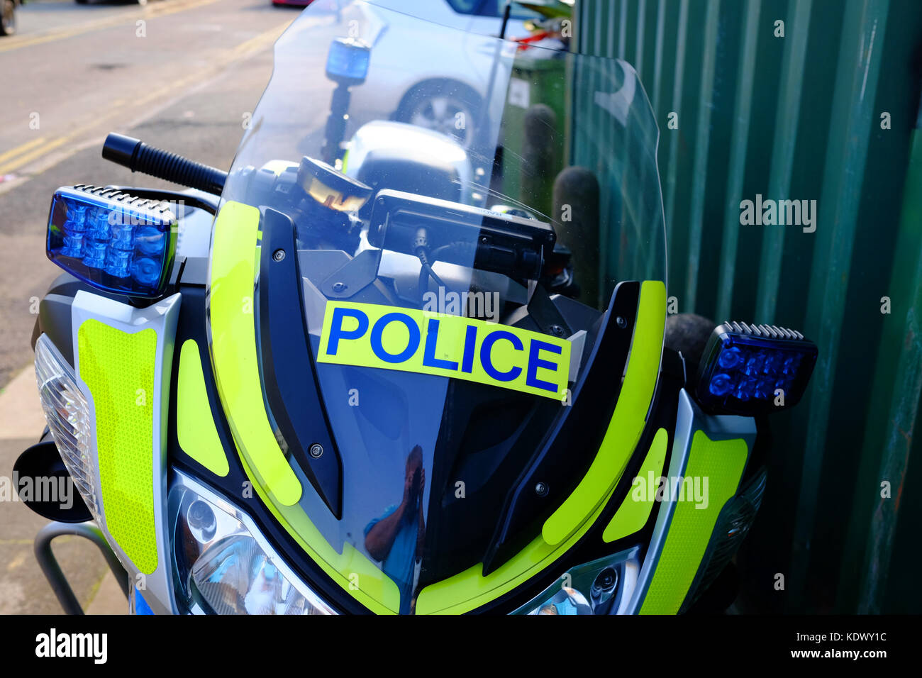 Die Metropolitan Police BMW Motorrad Stockfoto
