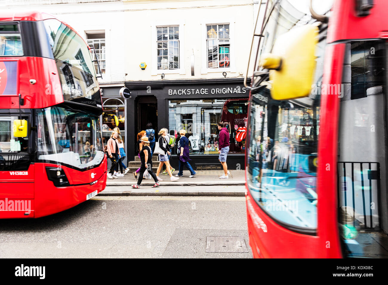 Die Londoner Busse, roten Londoner Busse, roten Londoner Busse, London Bus, London red Bus, rote Busse, London Transport, London öffentliche Busse, London Bus Stockfoto
