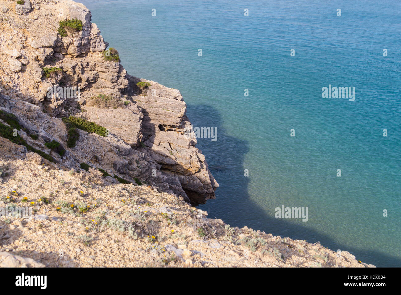 Mareta Beach in Sagres, Algarve, Portugal Stockfoto