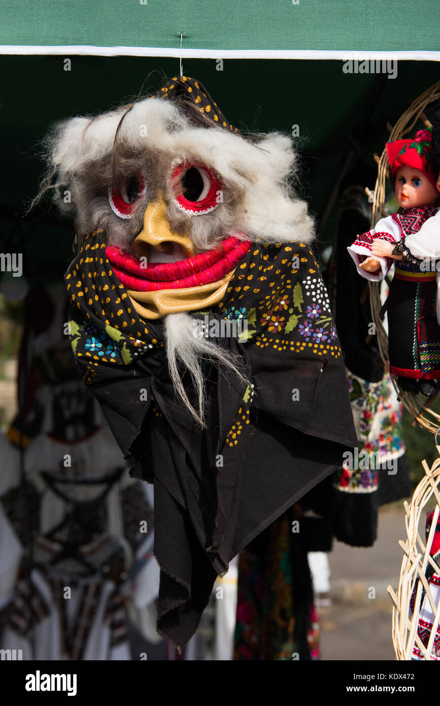 Winterurlaub traditionelle Weihnachten Karneval Maske, Masque von Suceava, Bukowina, Rumänien Stockfoto