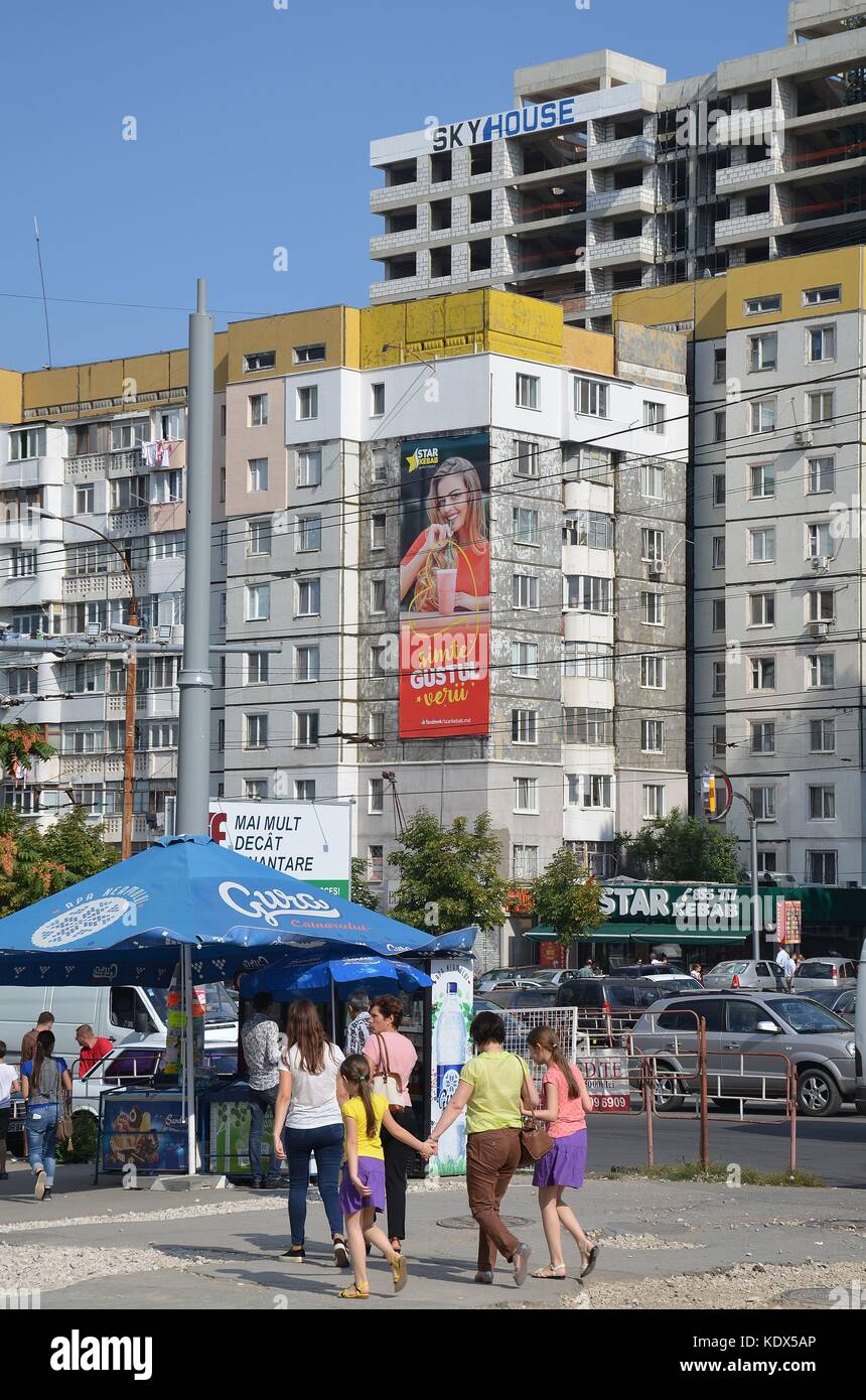 Chişinău, Hauptstadt der Republik Moldau Stockfoto