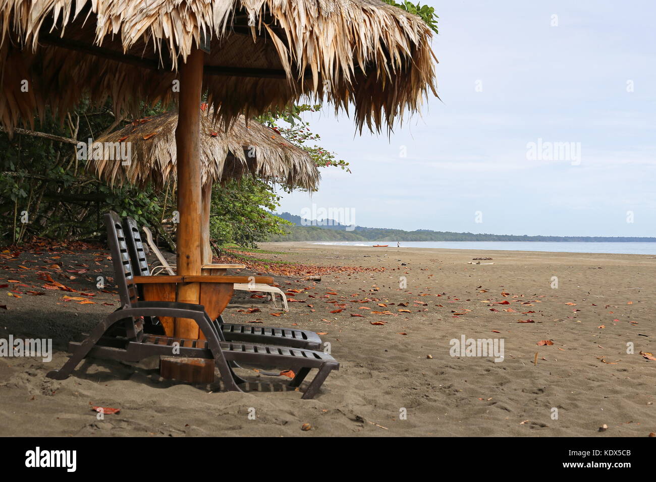 Hotel Banana Azul Beach Club, Playa Negra, Puerto Viejo de Talamanca, Provinz Limón, Karibik, Costa Rica, Mittelamerika Stockfoto