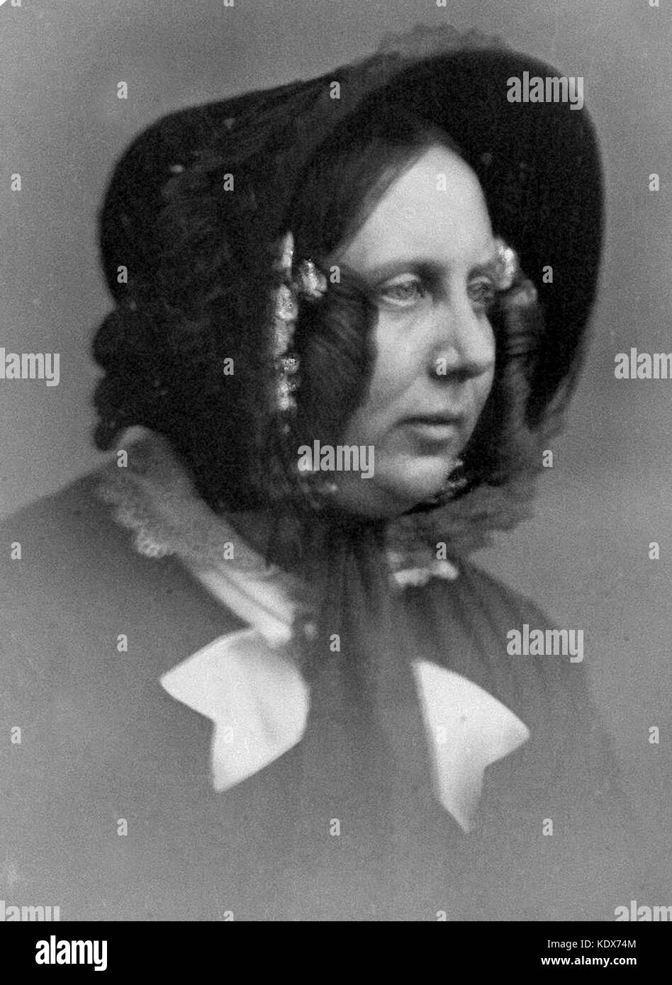 Catherine Dickens, die Frau des englischen Schriftsteller Charles Dickens, Catherine dickens Stockfoto