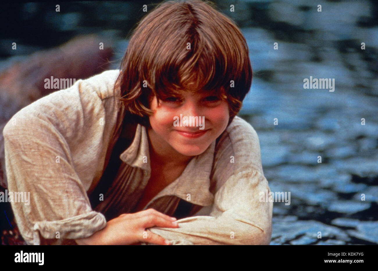 Die Abenteuer von Huck Finn, alias: Abenteuer des Huck Finn, USA 1993, Regie: Stephen Sommers, Darsteller: Elijah Wood Sterben Stockfoto