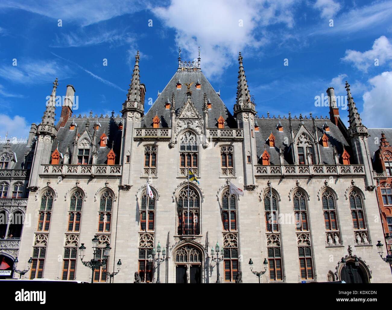 Das historische Brügge 'City Centre ist ein UNESCO-Weltkulturerbe. Stockfoto