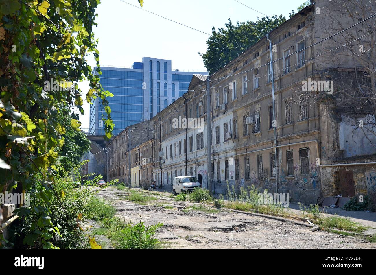In der Innenstadt von Odessa, Ukraine Stockfoto