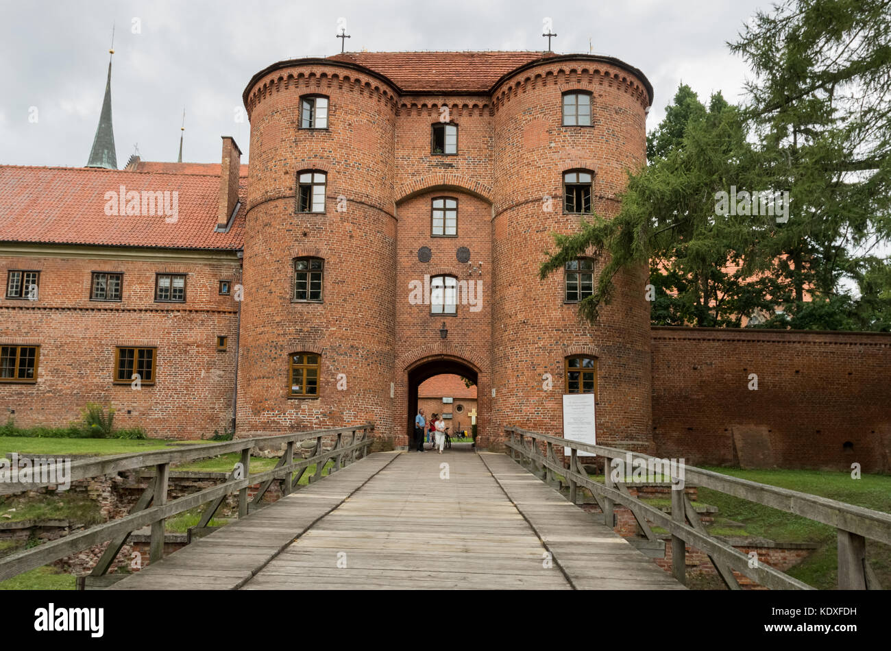 Main Gate Dom Festung, Frauenburg, Polen Stockfoto