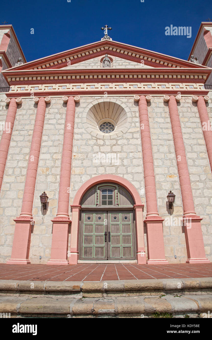 Mission Santa Barbara, Santa Barbara, Kalifornien, USA Stockfoto