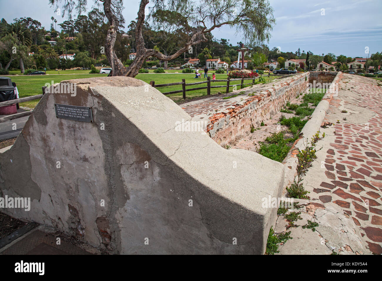 Lavadero, Mission Santa Barbara, Santa Barbara, Kalifornien, USA Stockfoto
