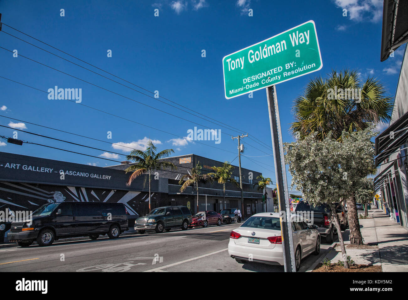 NW 2nd Avenue, Wynwood Arts District, Miami, Florida, USA Stockfoto