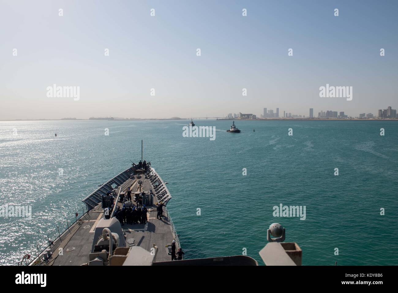 Die ticonderoga-Klasse geführte-missile Cruiser USS Princeton (CG59) Stockfoto