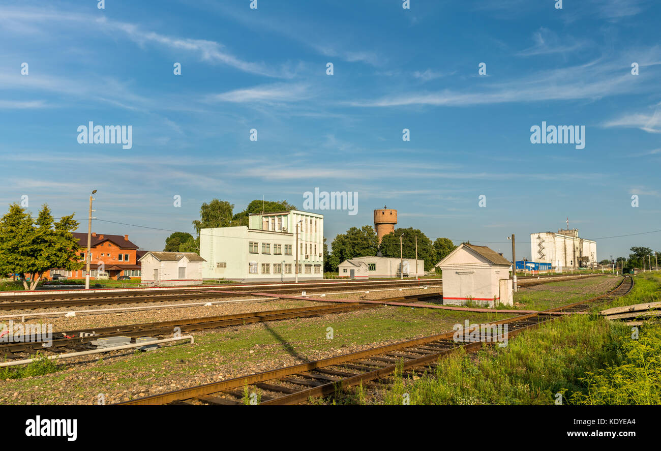 Dmitriyev - lgovsky, ein Bahnhof in Kursk Region Russlands Stockfoto