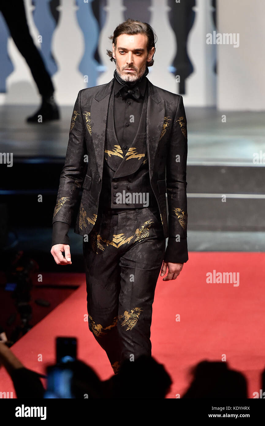 Modenschau von Joshua Kane im London Palladium während der London Fashion Week SS18 mit: Joshua Kane, Model Where: London, United Kingdom Wann: 15 Sep 2017 Credit: WENN Stockfoto