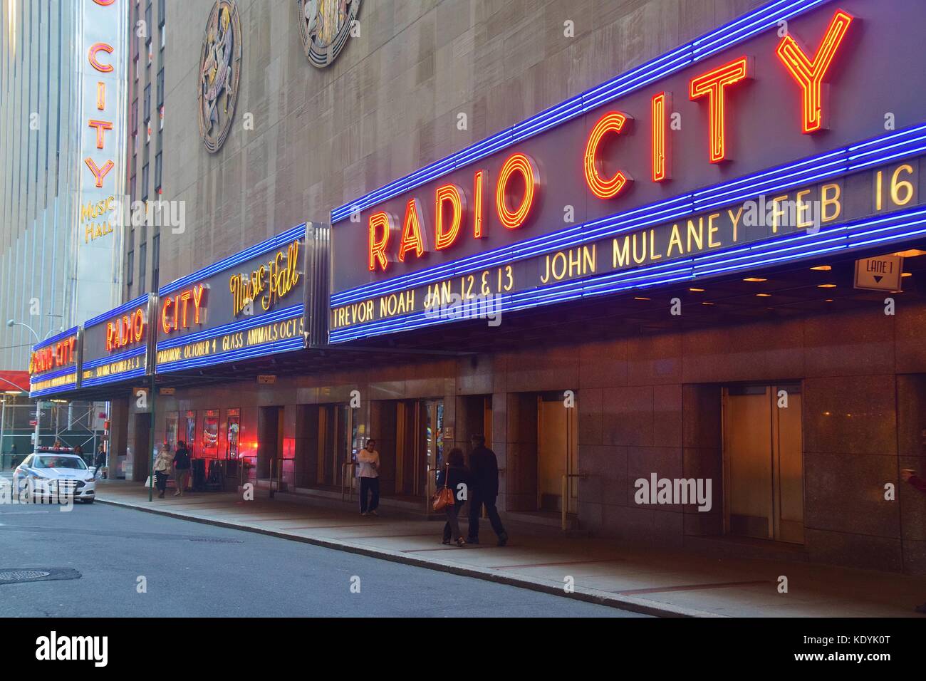 New York city Radio City Music Hall Stockfoto