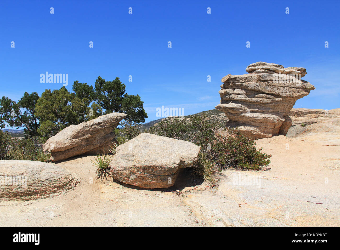 Windy Point Vista auf Mt. Lemmon Stockfoto