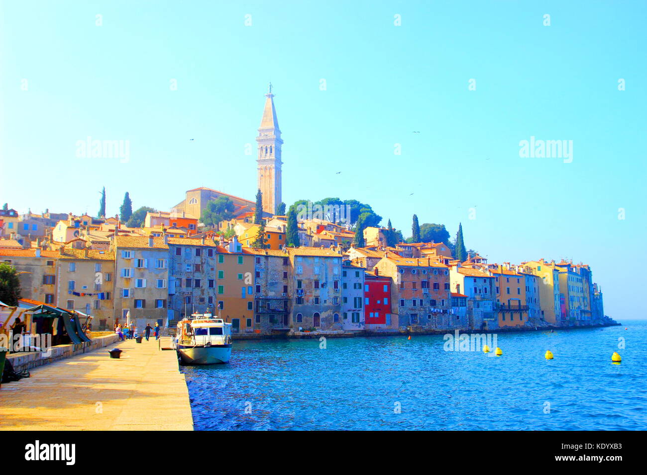 Rovinj, Kroatien Stockfoto