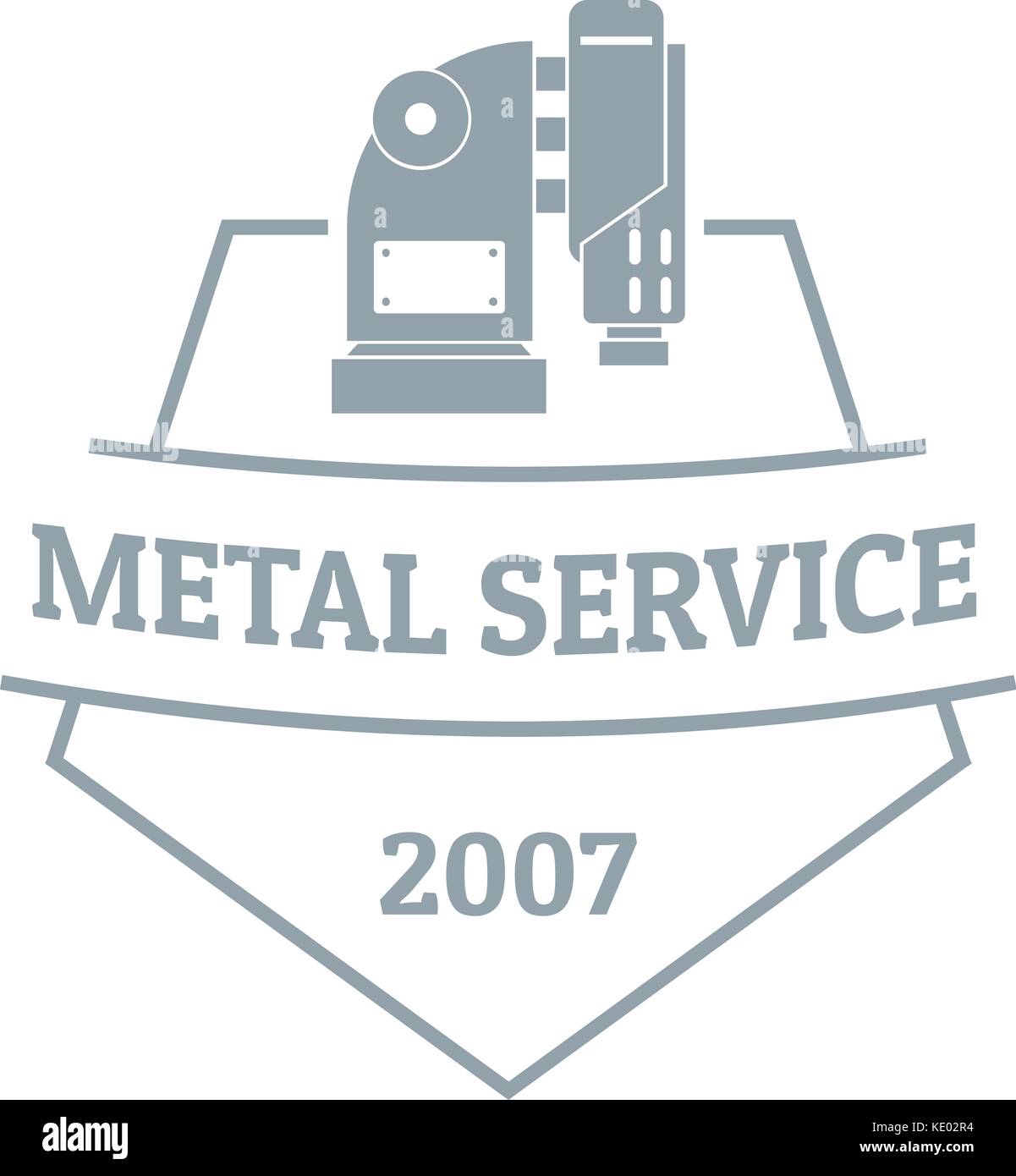 Mechaniker Service logo, Vintage Style Stock Vektor