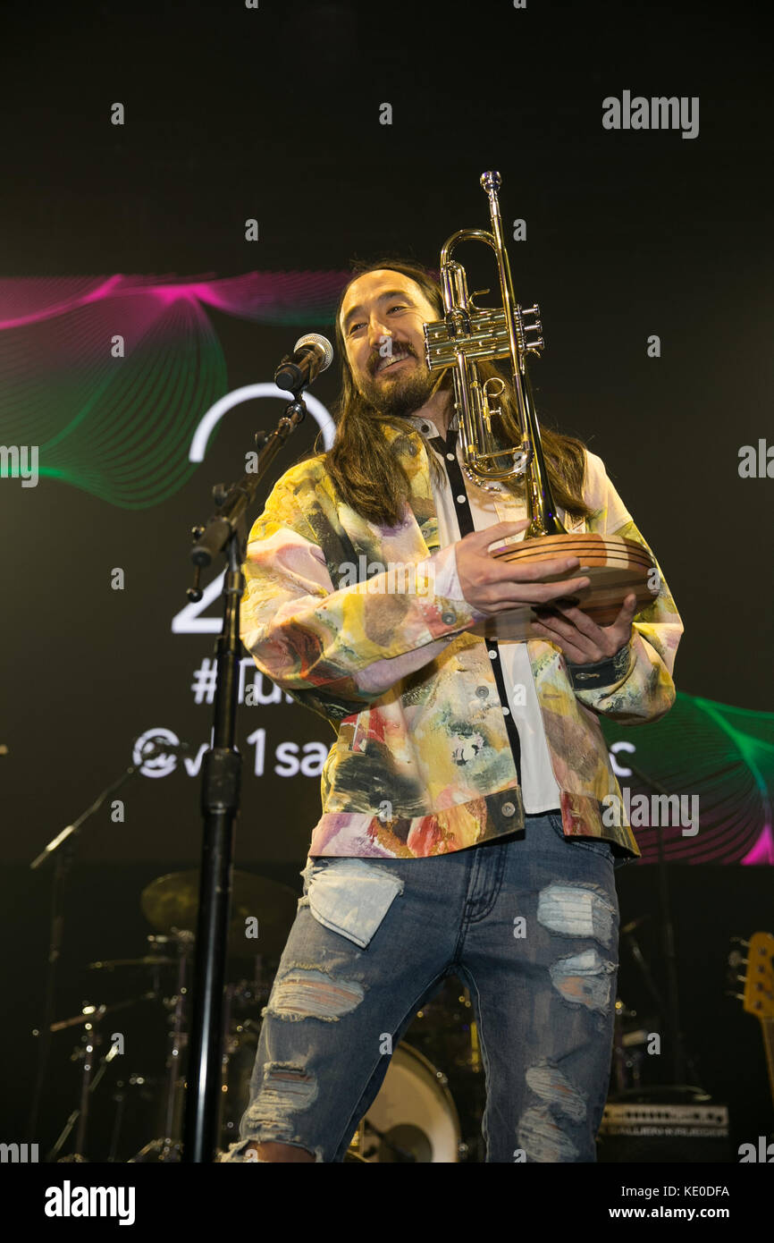 New York, USA. 16. Oktober 2017. VH1 Save the Music Foundation #TurnItUpTo20 Gala at SIR Stage37 Credit: Sppider/Alamy Live News Stockfoto