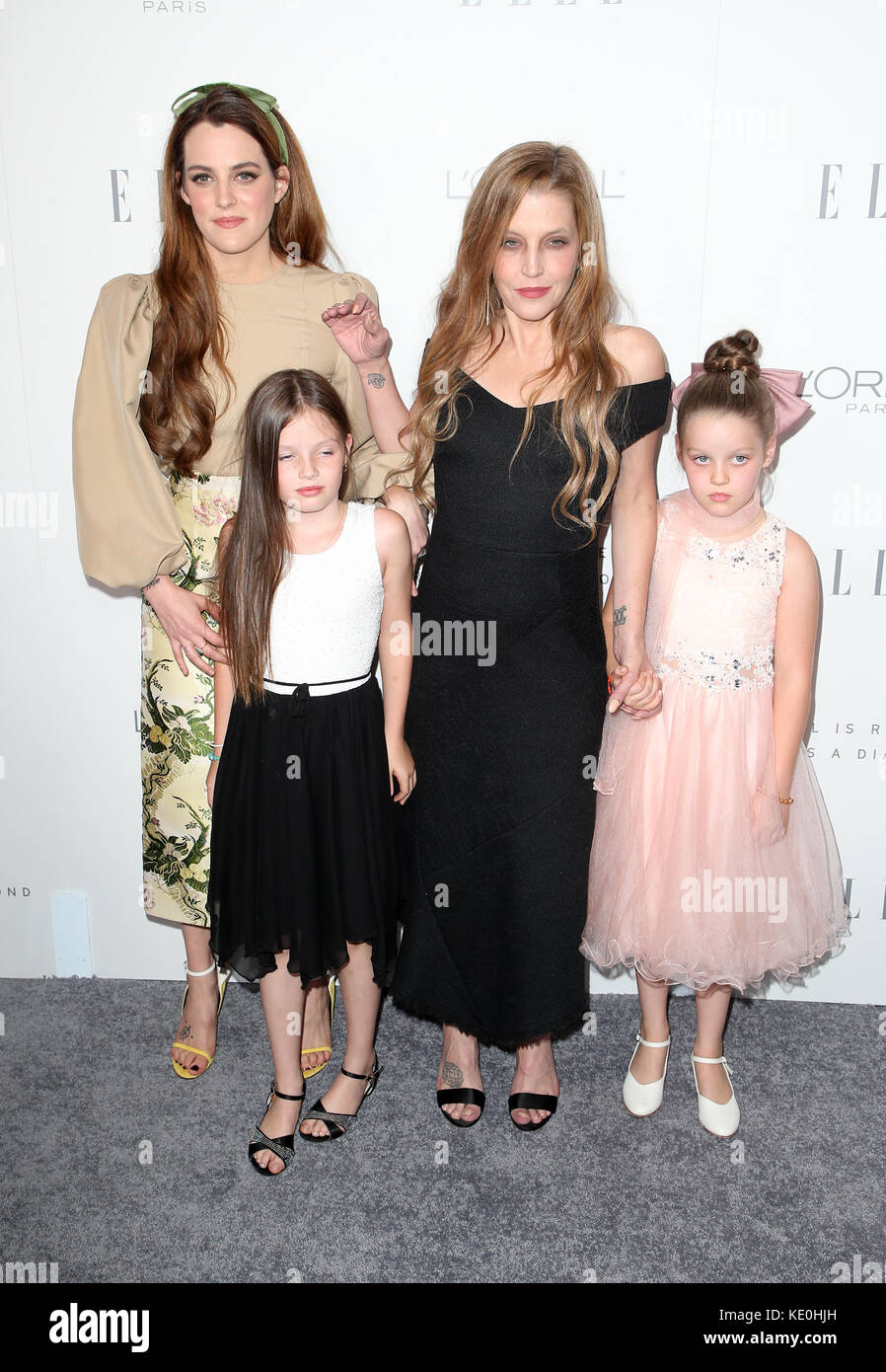 Beverly HILLS, CA 16. OKTOBER Riley Keough, Lisa Marie Presley