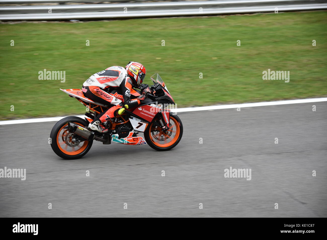 Britische superbikes Sitzung ktm-cup Stockfoto