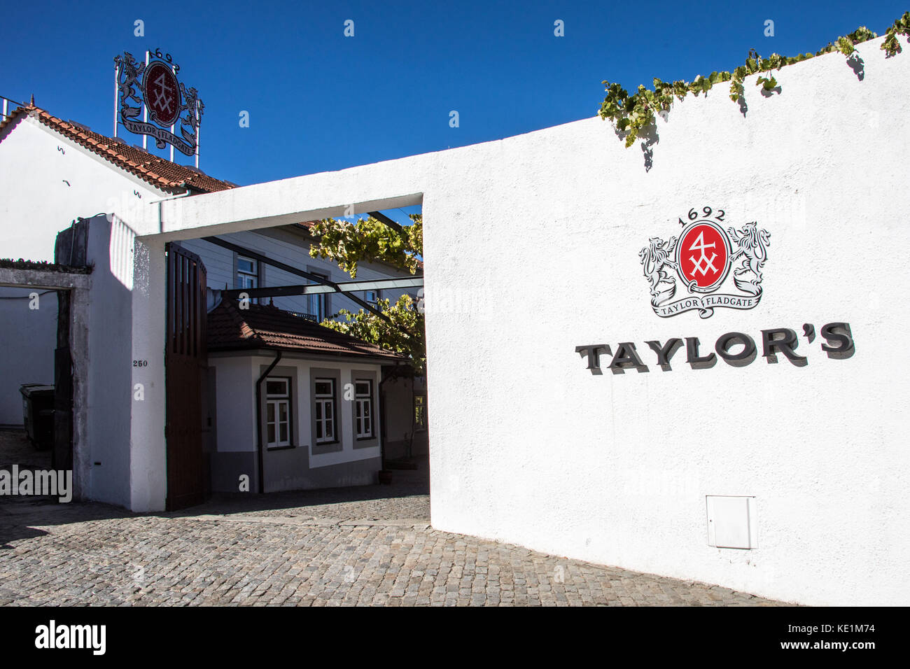 Taylor's Port Keller, Porto, Porttugal Stockfoto