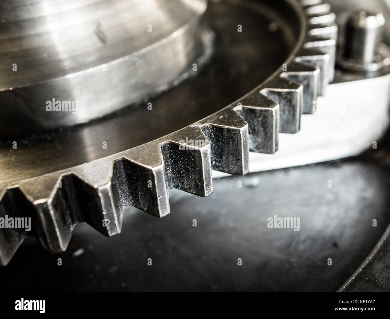 Industrielle Zahnrad detail Stockfoto