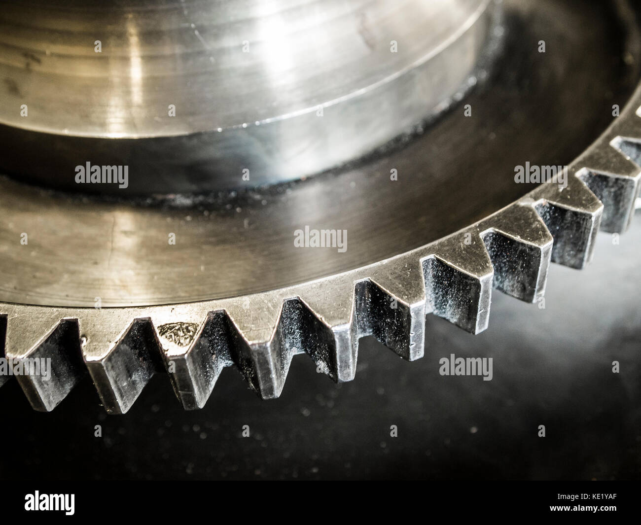 Industrielle Zahnrad detail Stockfoto