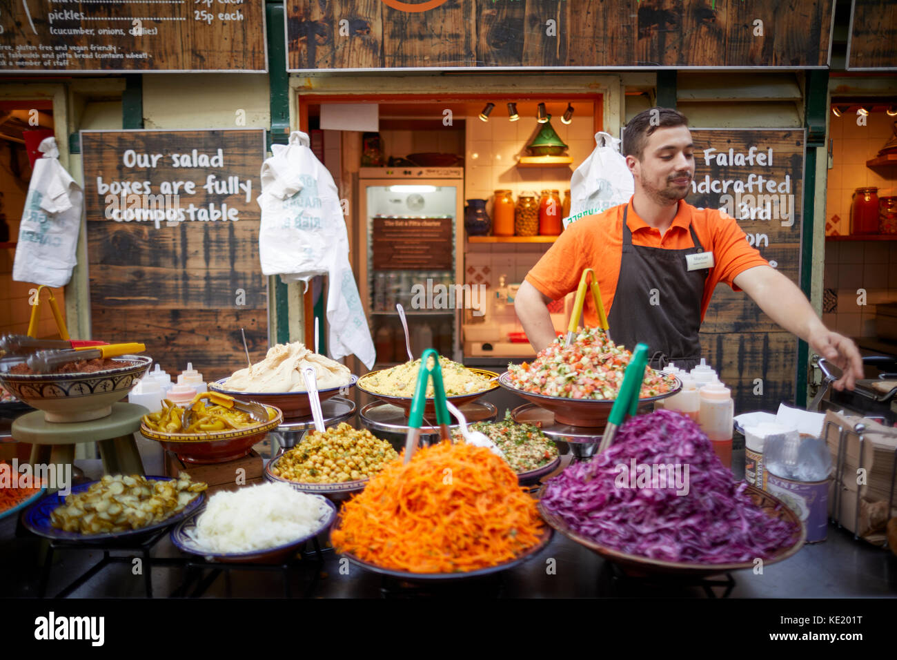 In St. Nikolaus markt Bristol City Centre Stockfoto