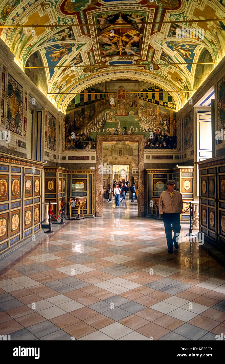 Vatikanstadt Vatikan Museum Stockfoto