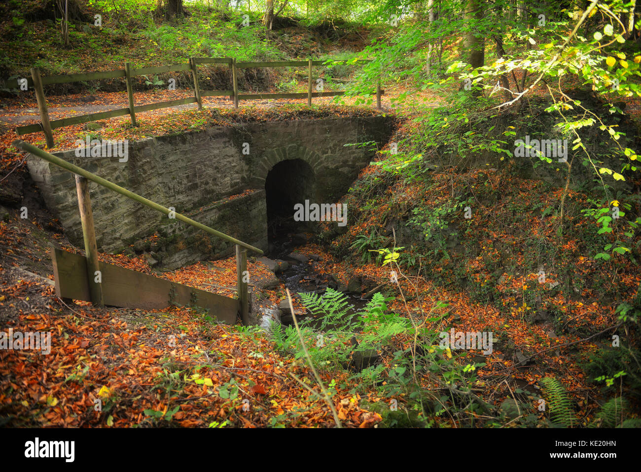 Canal weg Stockfoto