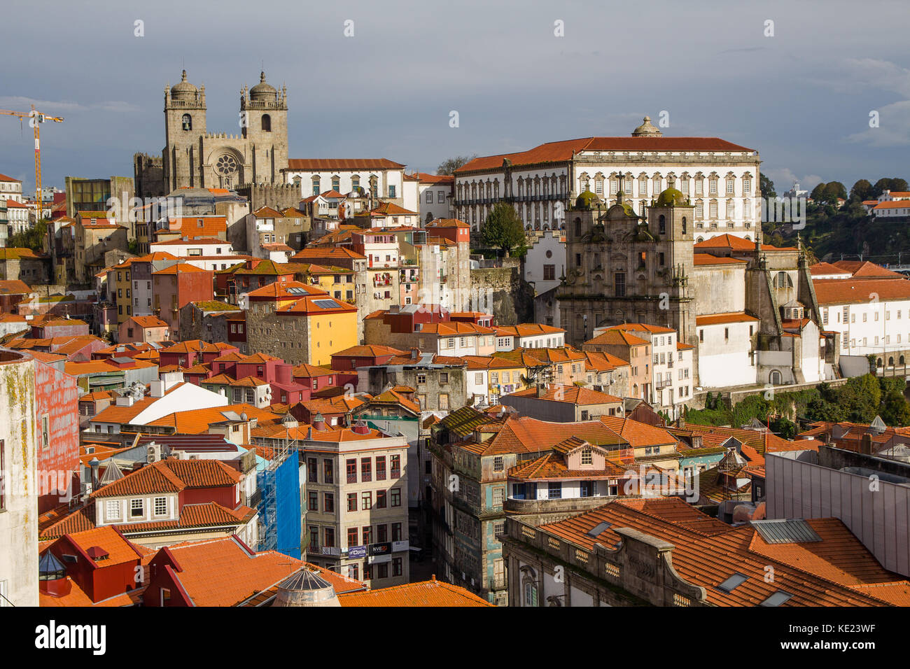 Die Kathedrale von Porto Stockfoto