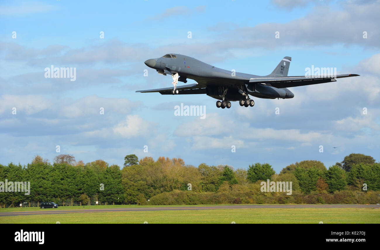 United States Air Force B-1B Lancer Start Stockfoto