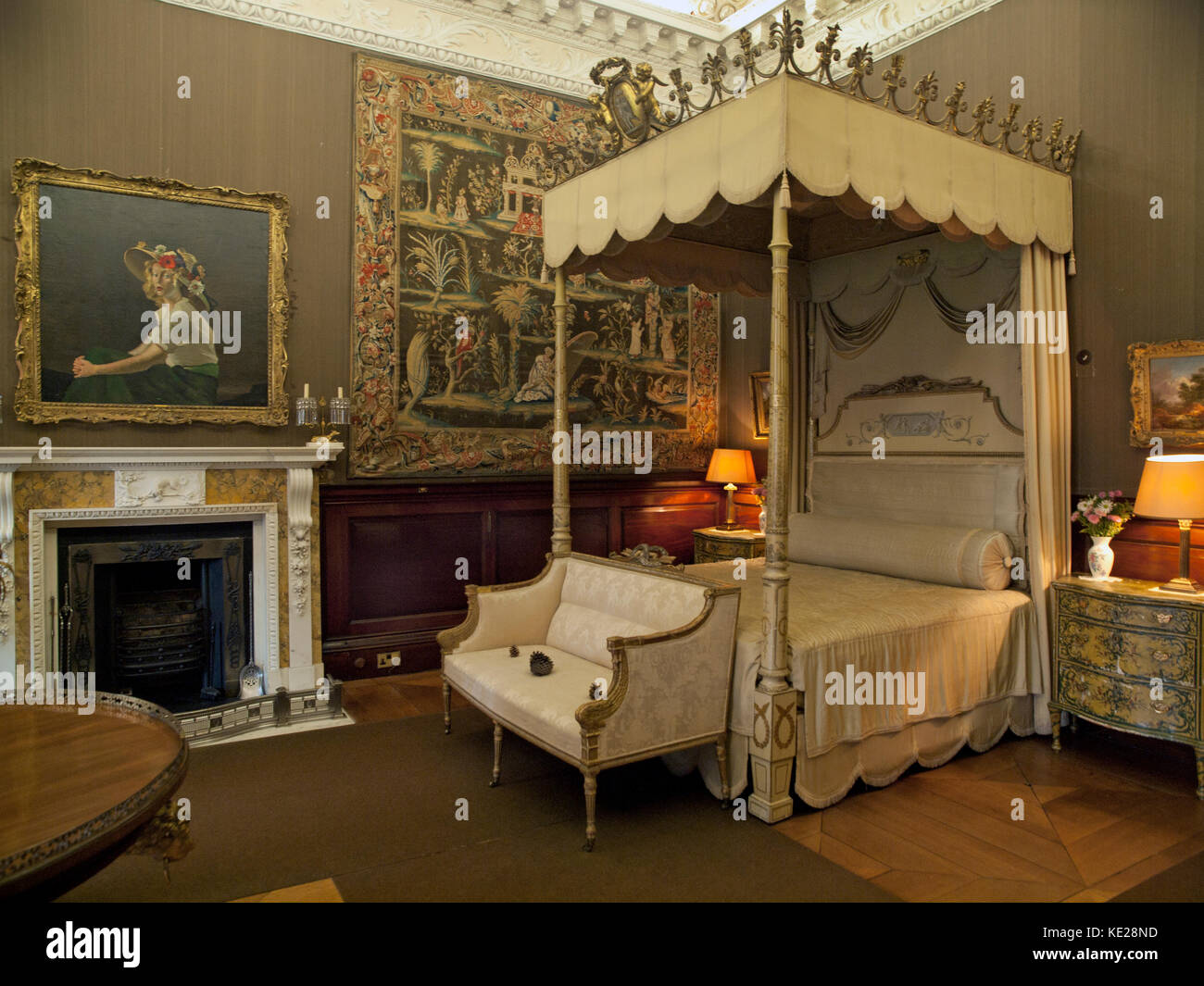 Innenraum der Russborough House, County Wicklow, Irland Stockfoto