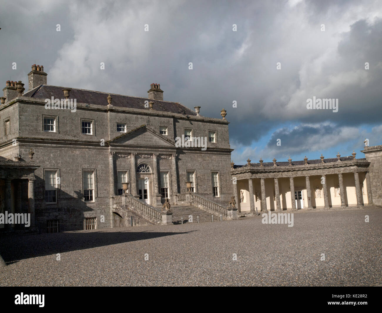 Die Außenseite des russborough House, County Wicklow, Irland Stockfoto