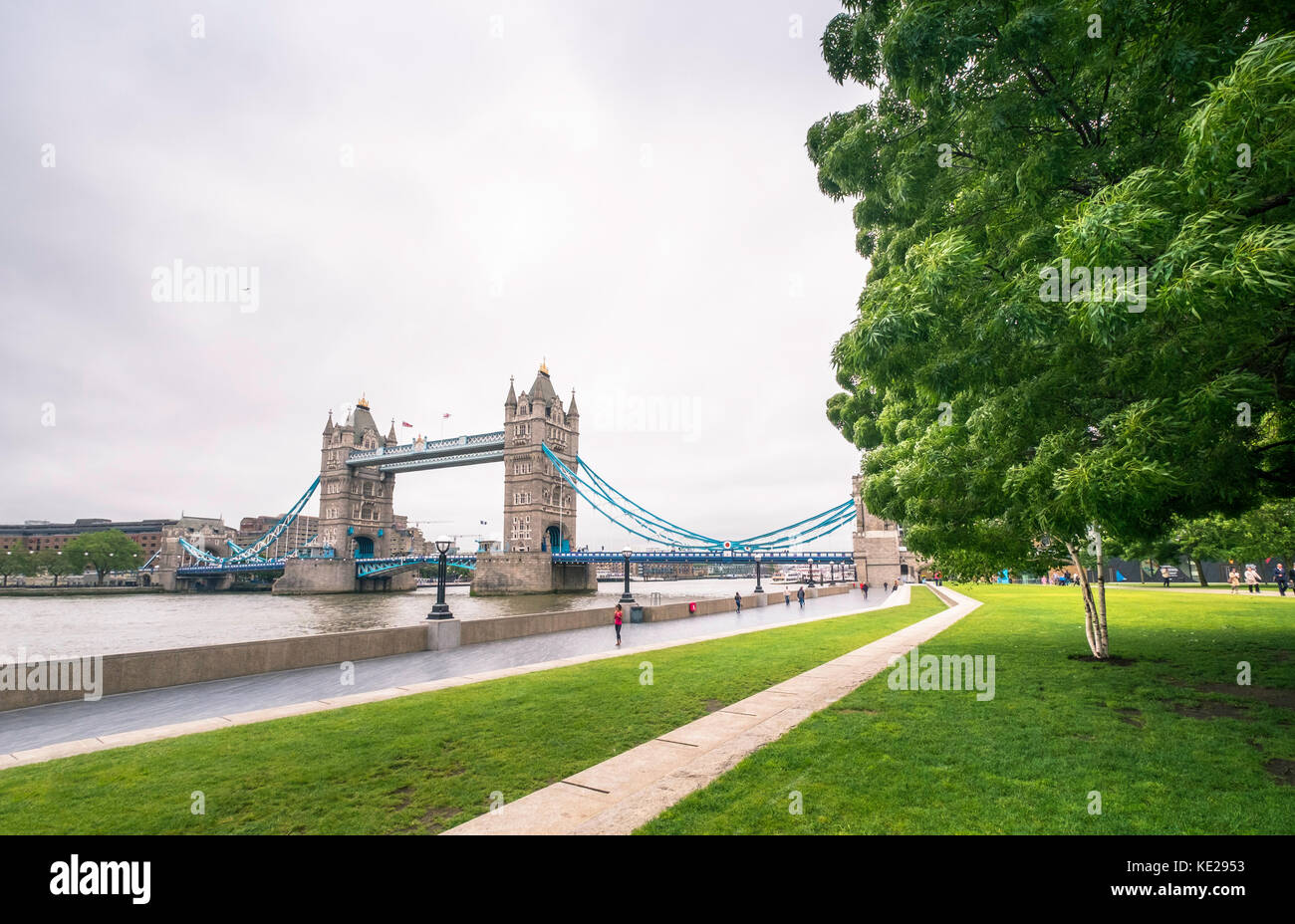 Die Tower Bridge in London, UK. Stockfoto