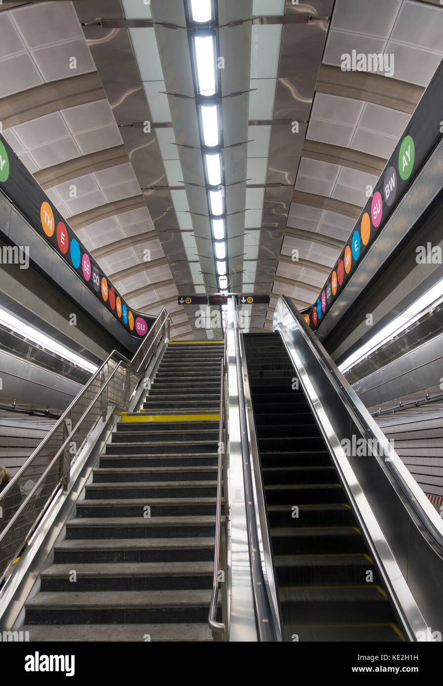 2. Avenue Subway NYC Stockfoto