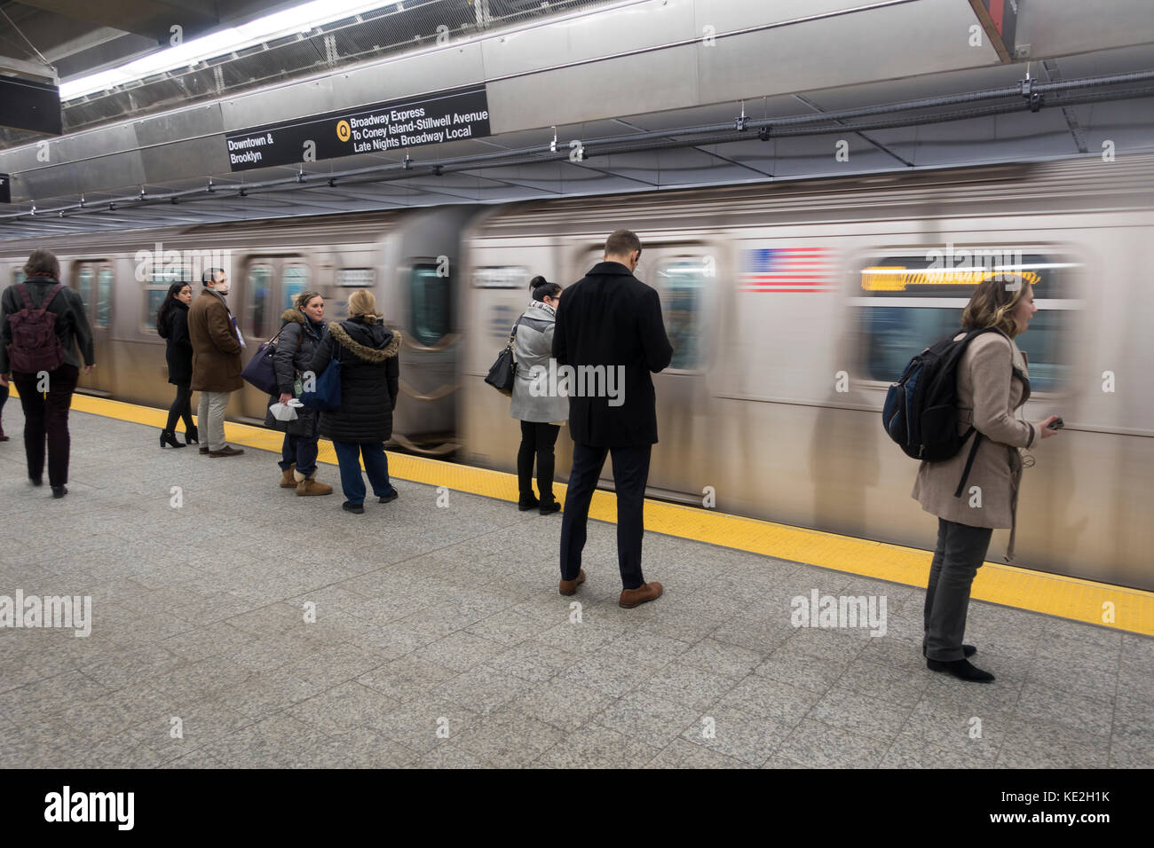 2. Avenue Subway NYC Stockfoto