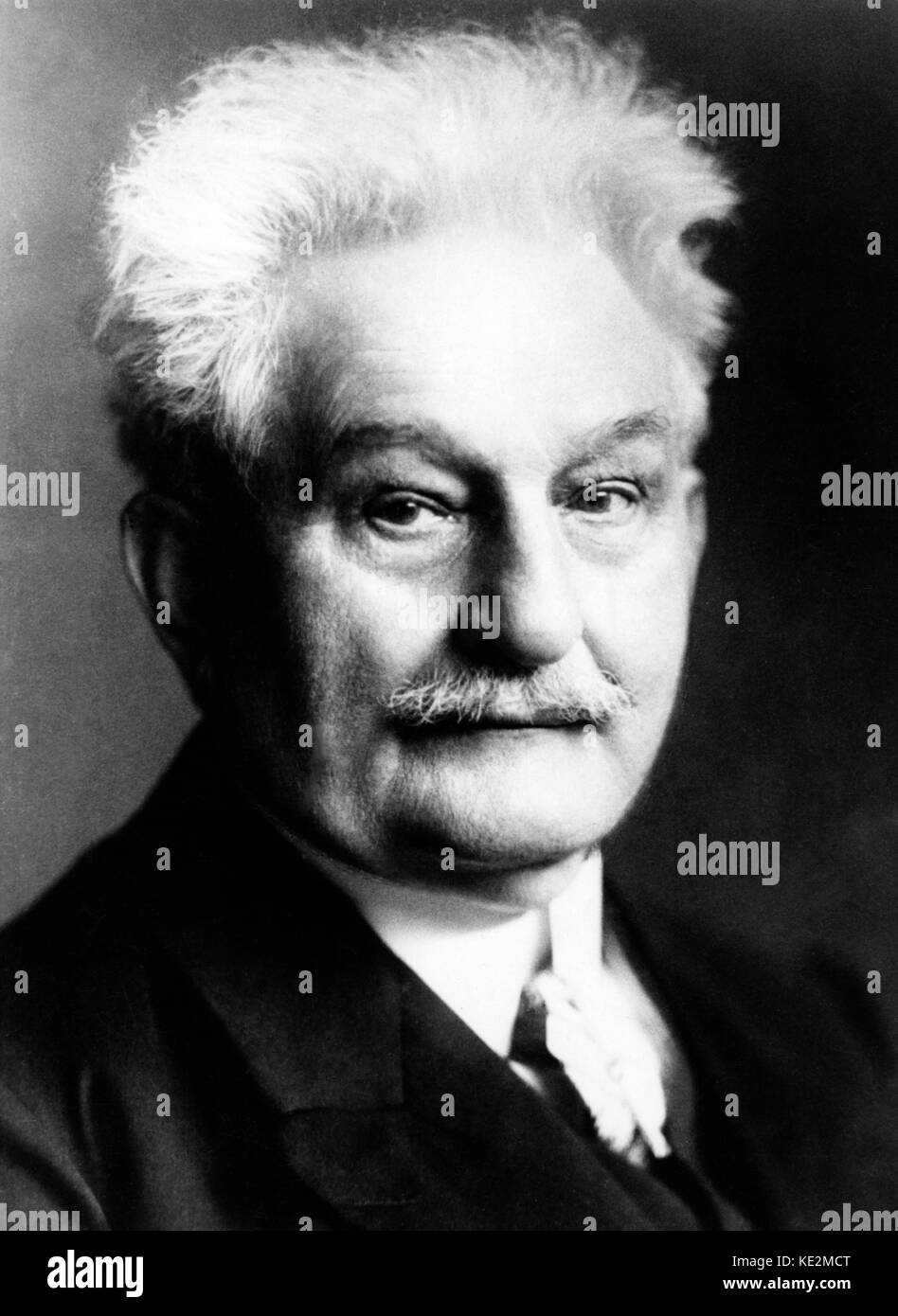 Leos Janacek - Porträt des tschechischen Komponisten vom 13. Juli 1854 - 12. August 1928 Stockfoto