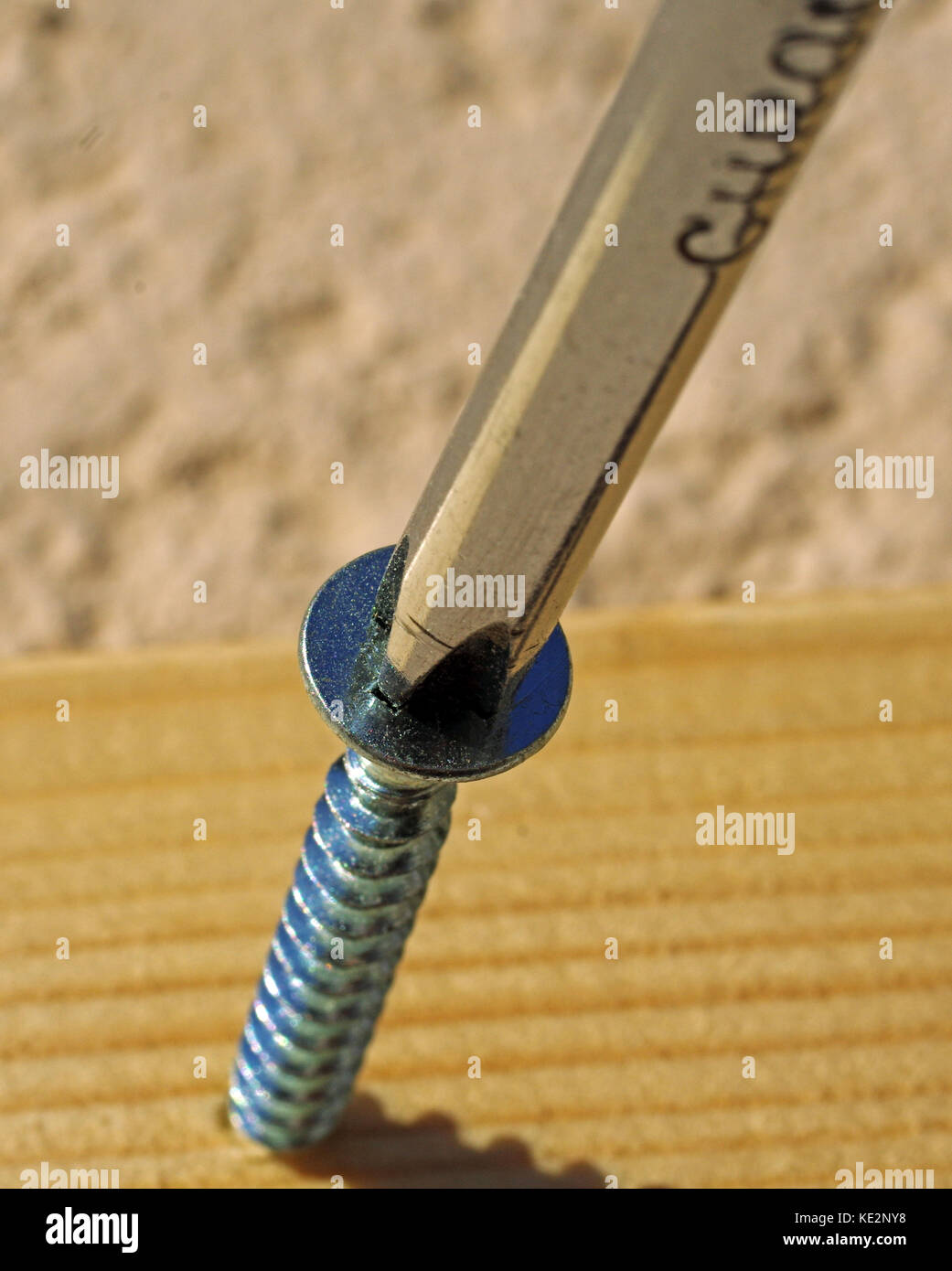 Stern Schraubendreher Stockfoto