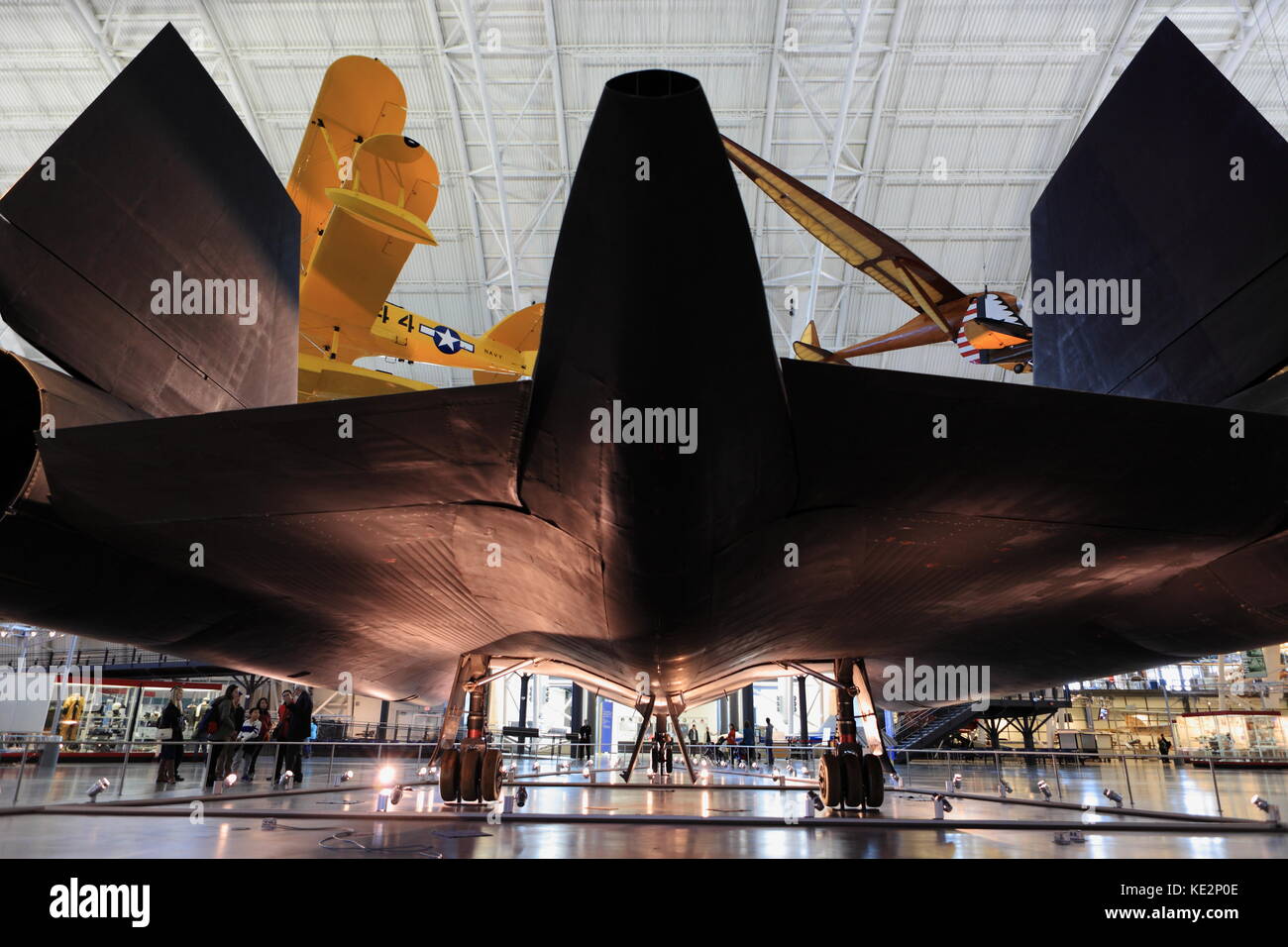 Lockheed SR-71 Blackbird Flugzeuge im Udvar-Hazy Center, 4. Januar 2017 Stockfoto