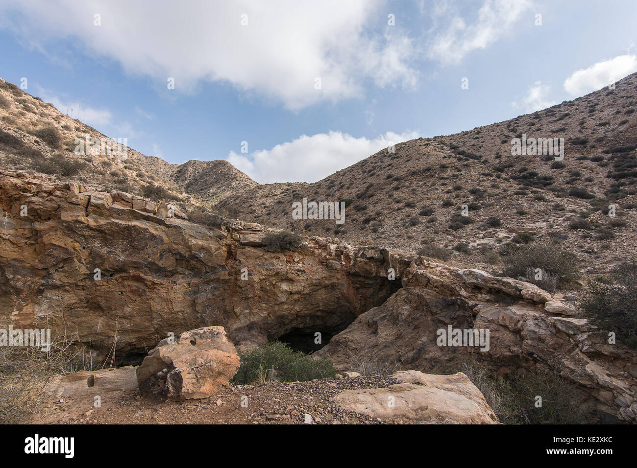 El Cabezo Gordo Felsformation Murcia, Spanien Stockfoto