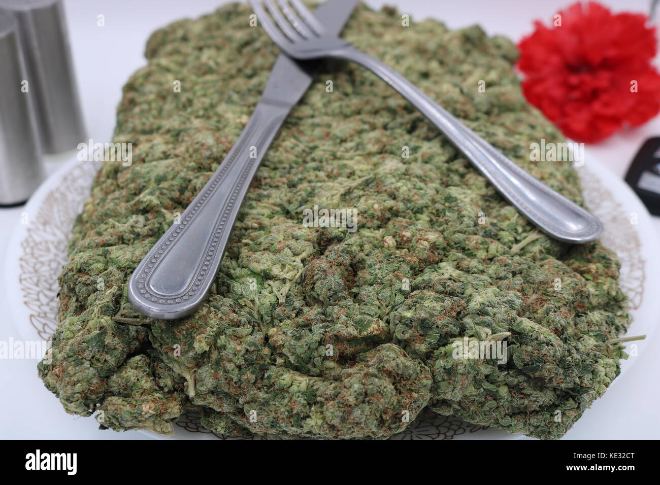Cannabis Cannabis marihuana Fürsprecher der Industrie der Gemeinschaft 420 Stockfoto