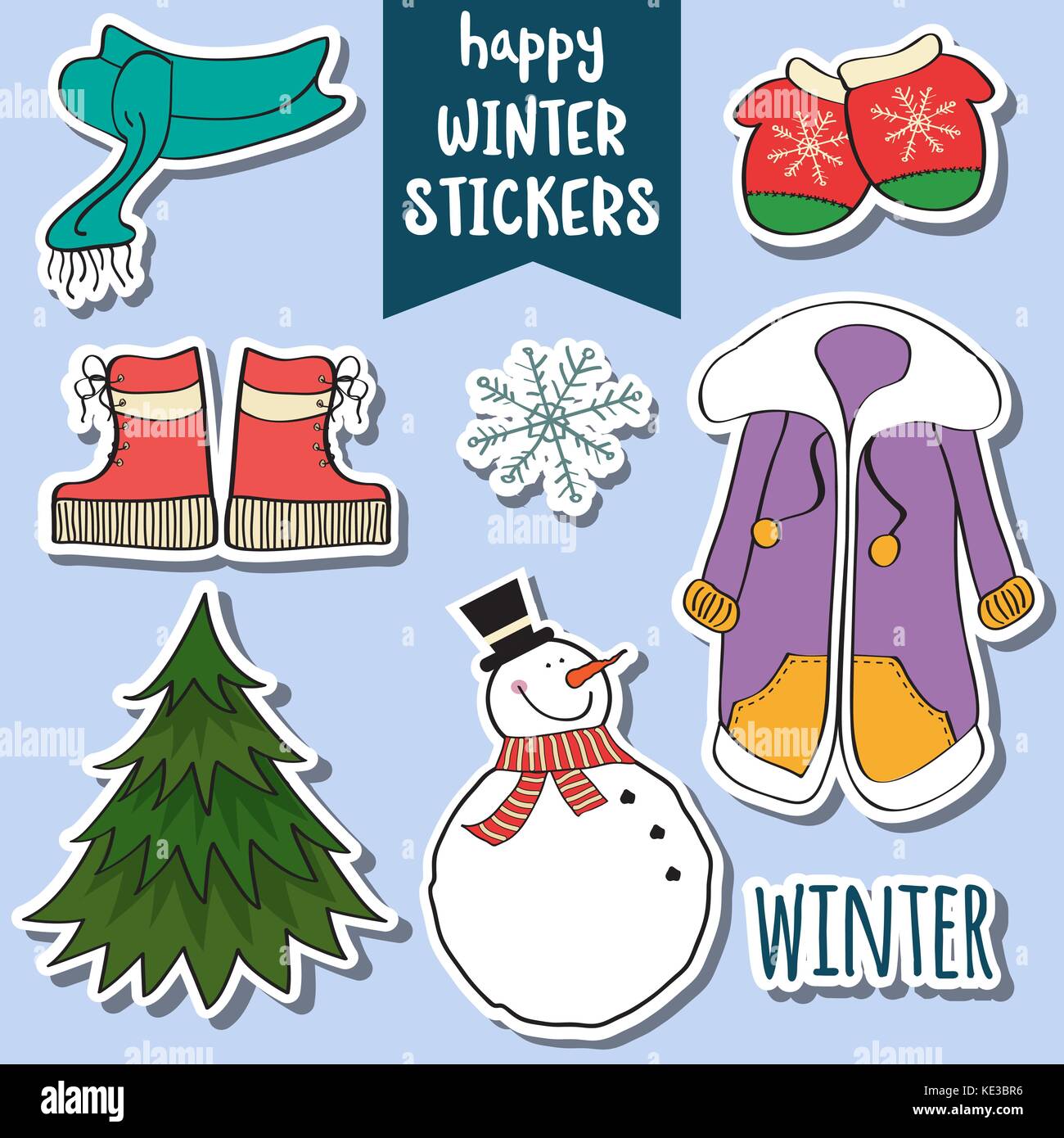 Stickers Collection Stockfotos Und Bilder Kaufen Alamy